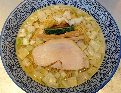 「【限定】純鶏塩らぁ麺 清澄」@豚骨一燈の写真