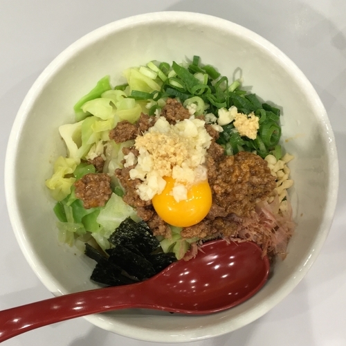 「まぜそばTAIWAN 並 780円」@BOMBA家 藤沢駅南口店の写真