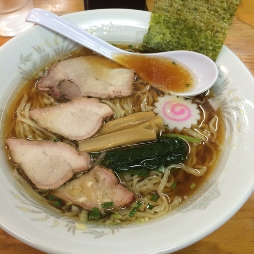 「手打ち中華」@らーめん 青龍の写真