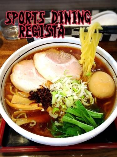 「醤油らぁめん¥750」@SPORTS DINING REGISTAの写真