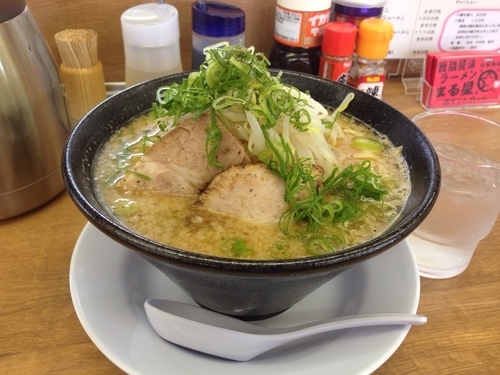 「味噌ラーメン（大盛り）680円＋80円」@背脂醤油ラーメン まる星 開成店の写真