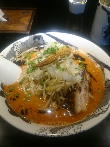 「カラシビ味噌ラーメン(もやし・カラ・シビ増し)」@カラシビ味噌らー麺 鬼金棒 池袋店の写真