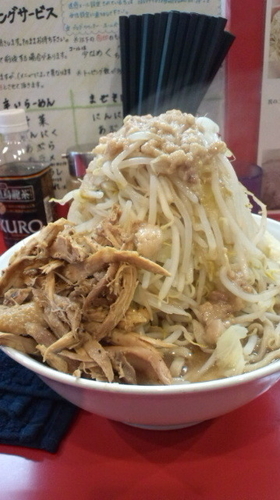 「小ラーメン　とろ～り玉子＋たまねぎ＋鶏ほぐし」@麺屋 桐龍の写真