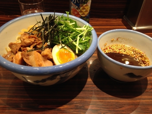 「甘露つけ麺大盛り」@AFURI 横浜ジョイナス店の写真