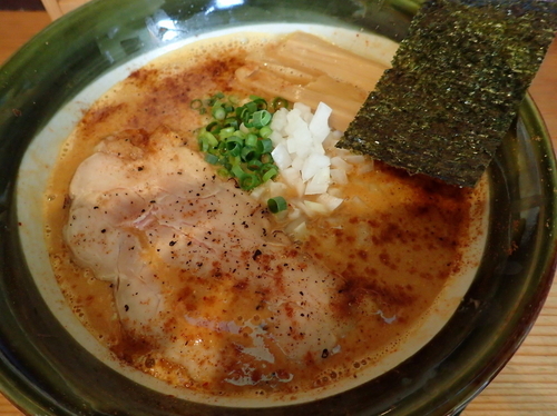 「とりまみれらーめん＋激辛＋さらに辛目」@らーめん タンポポの写真