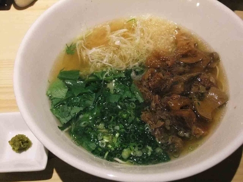 「牛骨麺（800円）」@麺屋 西川の写真