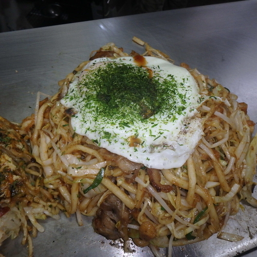 「そば肉玉(864円)、焼うどん(864円)他」@薬研堀 八昌の写真