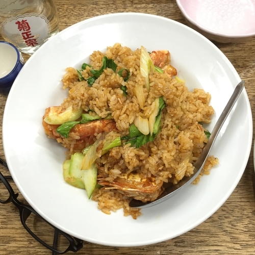 「トムヤムクン炒飯」@餃子荘ムロ 高田馬場本店の写真