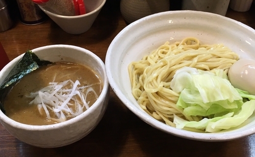 「つけ麺（中：240g￥800）＋玉子（￥100）」@『   』（無銘）の写真