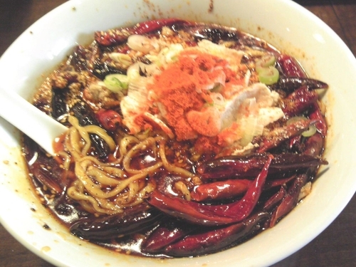「四川激辛担々麺（10辛）￥900」@濃厚担々麺・らーめんつけめん 仁の写真