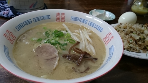 「ラーメン（Aセット）」@来々軒 北方店の写真