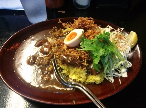 「黒い肉カレー」@カレーは飲み物。 池袋店の写真