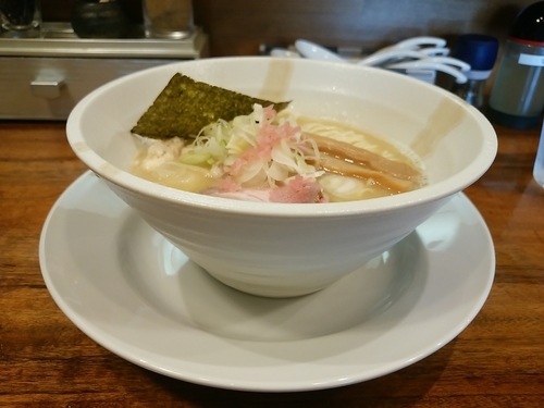 「鯛そば(塩・並盛・150g)730円」@海坂屋の写真