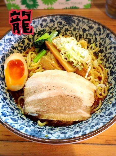 「辛あぶらそば¥650」@麺家 龍の写真