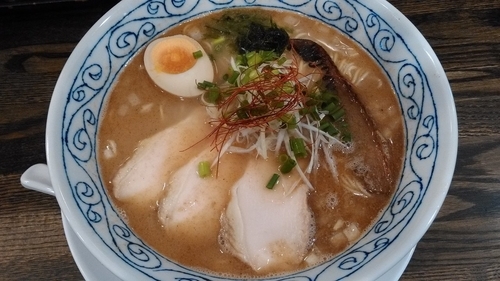 「あら焼鶏白湯そば(大盛無料)」@あら焼鶏白湯 カシムラの写真