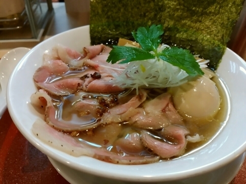 「特製金色貝そば990円」@燃えよ麺助の写真