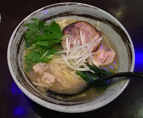 「わさびラーメン 塩 800円」@月の写真