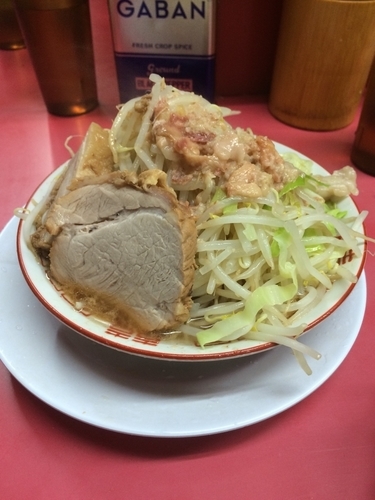「【小麦研究会】ラーメン ヤサイアブラ  750円」@ラーメン二郎 大宮店の写真