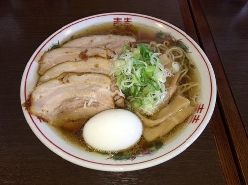 「ペニー中華そば＋大盛り＋チャーシュー」@つけ麺 弥七の写真