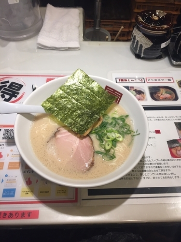 「らーめん白(細麺)」@麺屋 のすけの写真
