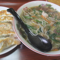 もやしそば+餃子　「650円+300円」