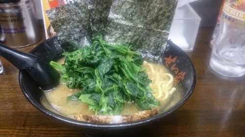 「ほうれん草らーめん」@せい家 仙川店の写真