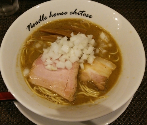 「濃厚煮干らぁ麺　800円」@麺庵ちとせの写真