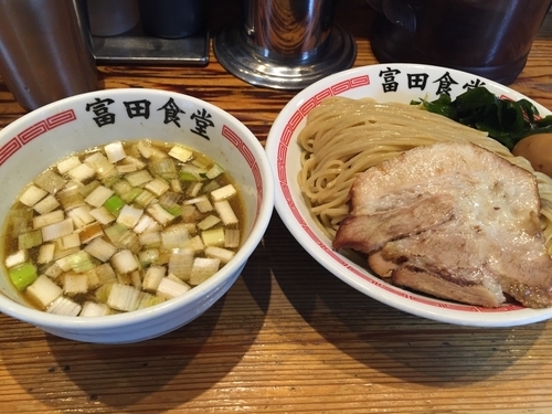 「味玉つけそば 中」@松戸中華そば 富田食堂の写真