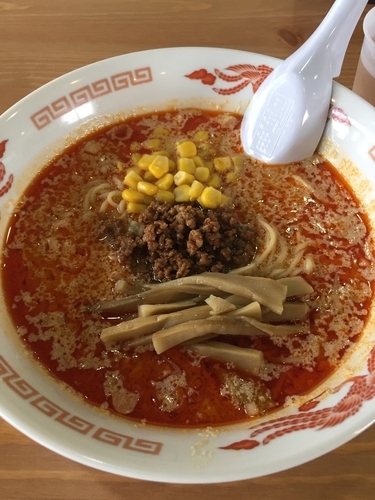 「担々麺(小) 750円 5辛 200円」@福の家 仙台店の写真