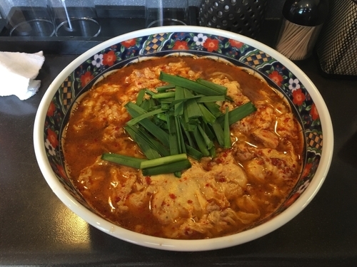 「辛麺（８倍）中華麺」@辛麺屋 甲府店の写真