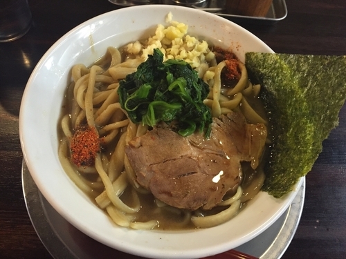 「ラうどん」@ラーメン ヤスオの写真