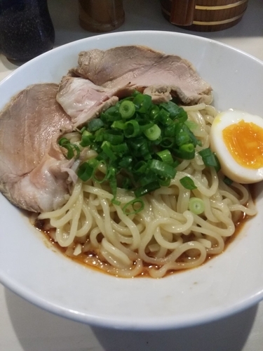 「海老カレーまぜそば(大盛+チャーシュー)」@麺や 海老庵の写真