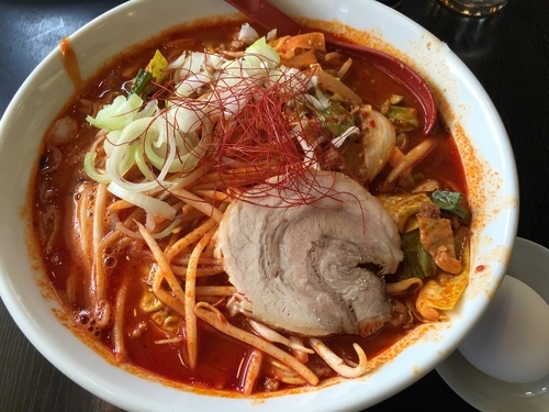 「辛麺」@麺屋 上野商店 下諏訪店の写真