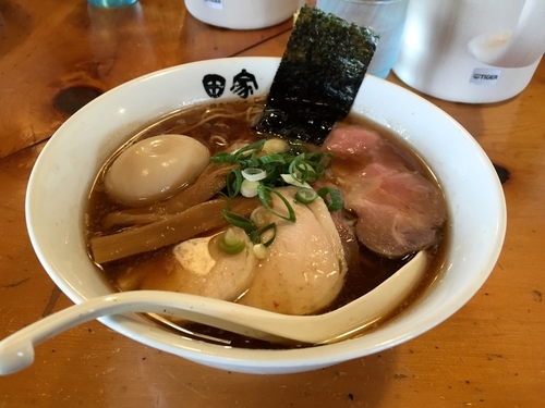 「特製中華そば」@中華そば 田家 本店の写真