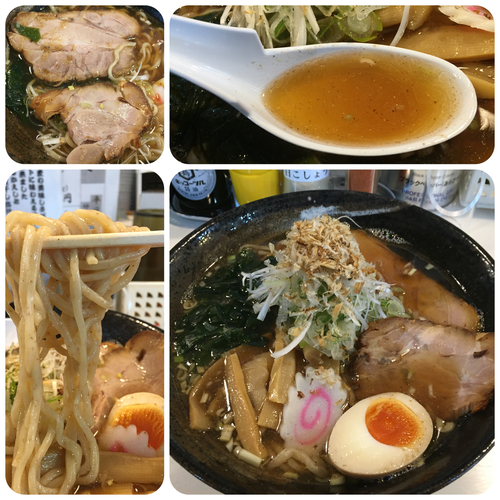 「荒煮干しそば¥650」@煮干し中華専門店 つじ製麺所の写真