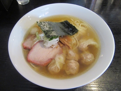 「ワンタンメン塩（８８０円）」@支那ソバ 小むろの写真