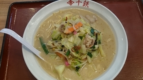 「博多もつちゃんぽん（大盛）」@十鉄 大阪吹田店の写真