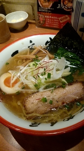 「塩ラーメン770円」@函館麺や 一文字 函館本店の写真