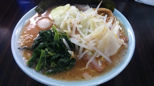 「ラーメン680円+激得トッピング250円+小ライス50円」@壱六家 上鶴間店の写真