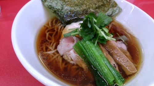 「清湯醤油ラーメン＋チャーシュー飯」@麺喰屋 澤 江戸川R14号本店の写真