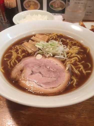 「醤油ラーメン(ランチセット)」@旭川らあめん うえだの写真