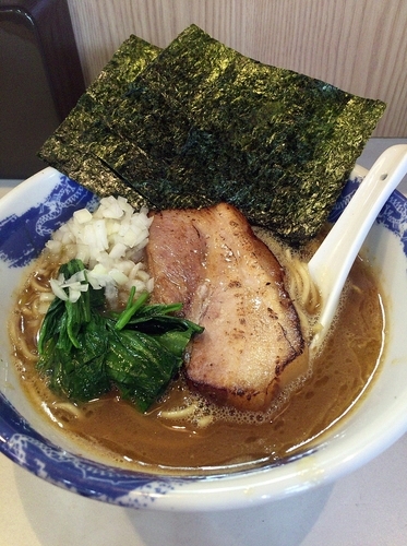 「ＳＲ７コラボリレー限定麺（８３０円）限定山かけ丼（３００円）」@麺屋 扇 SENの写真
