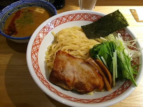 「辛味噌つけ麺　（麺大盛り：サービス券）」@麺肴 ひづきの写真