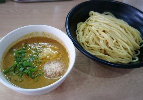 「スパイシーカレーつけ麺 300G 930円」@NOODLE BASE  TRICK☆STARの写真