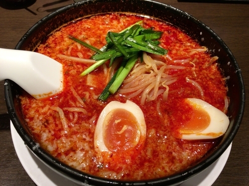 「旨辛麺（３辛）」@来来亭 国母店の写真