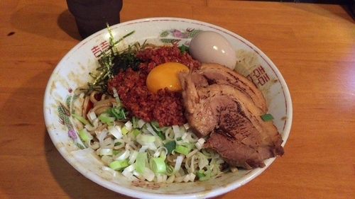 「カレー台湾混ぜそばトッピング特製900円➕250円」@ファットンの写真