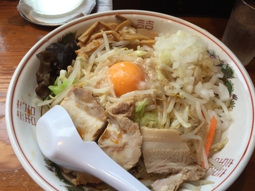 「油めん」@ら〜めん ぽっぽっ屋 晴海トリトン店の写真