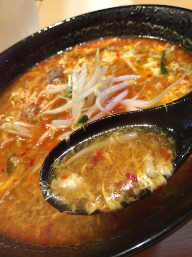 「辛めん」@トマトラーメンと辛めん 三味の写真