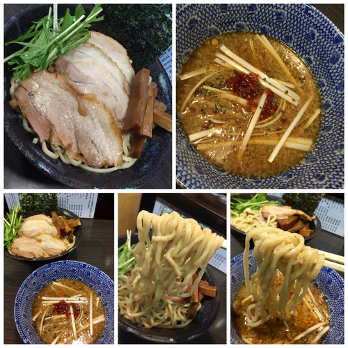 「塩つけ麺 中 ￥900」@ラーメンつけ麺 奔放の写真