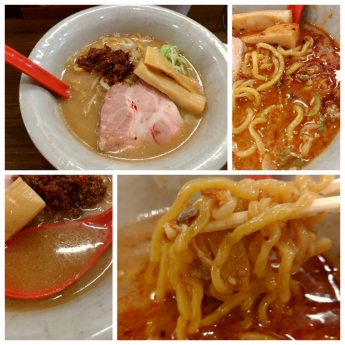 「赤味噌らーめん750円」@味噌専門 麺屋大河の写真